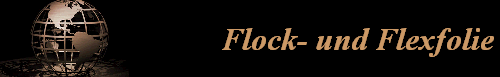 Flock- und Flexfolie